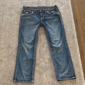 Rock Revival blue jeans for men